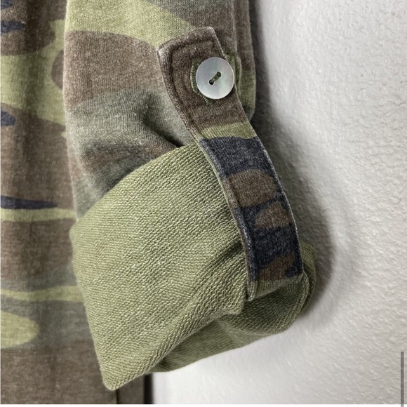 Z Supply Long Sleeve Camo Dress Camouflage Size Small - Picture 7 of 16